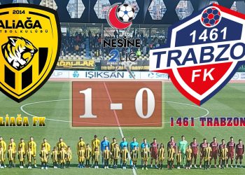 Aliağa FK, 1461 Trabzon’u topla dövdü!