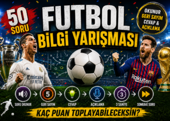 ⚽ 50 Soruda Futbol Bilgi Yarışması | Süper Lig, Dünya Kupası ve UEFA Tarihi Testi